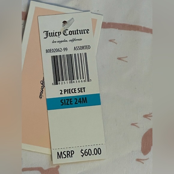 5 for $25. Juicy Couture Blue Striped Tank 24 month - Picture 5 of 5